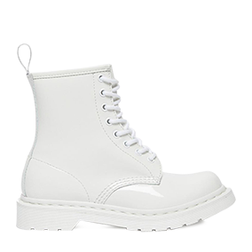 1460 Mono White Patent Lamper