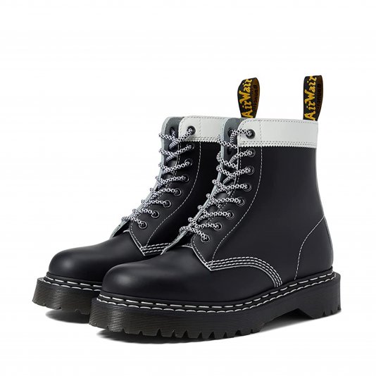 1460 Pascal Bex Contrast Slice Black/White Smooth