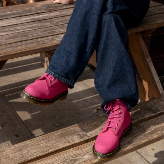 1460 Pascal Pink Milled Nubuck