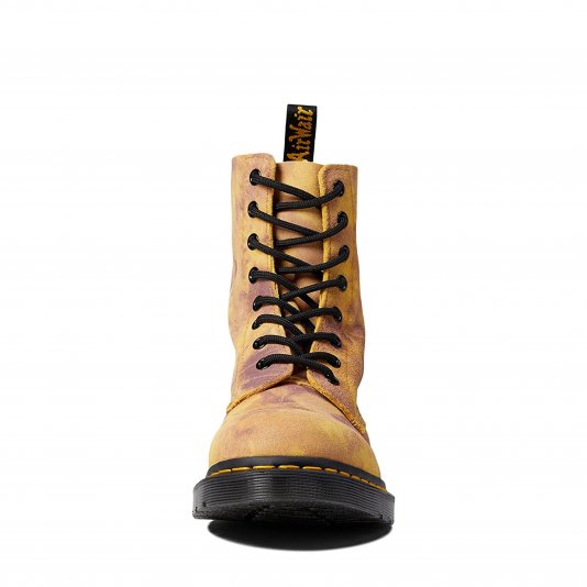 1460 Pascal Tie Dye Yellow Suede