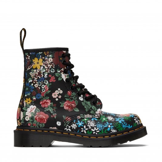 1460 Pascal White Floral Mash Up Backhand