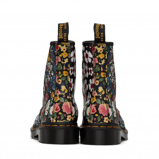 1460 Pascal White Floral Mash Up Backhand