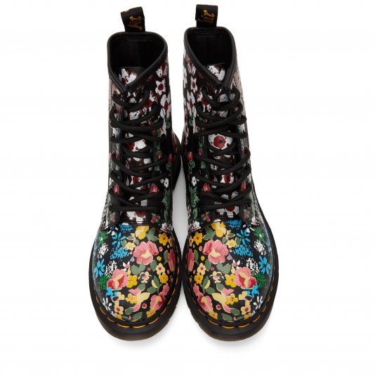1460 Pascal White Floral Mash Up Backhand