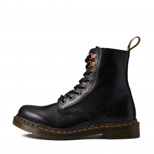 1460 Pascal Zip Rose Gold Hardware Black Wanama