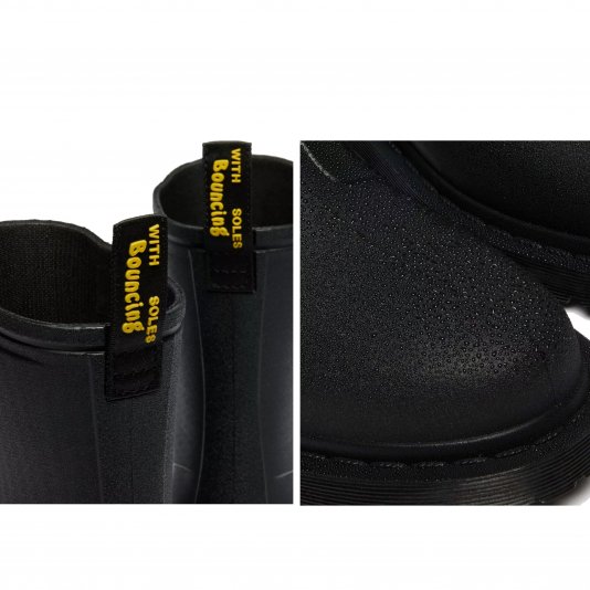 1460 Rain Waterproof Black PVC