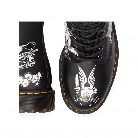1460 Rick Griffin Black/White Backhand