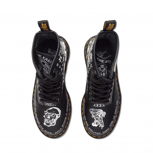 1460 Scribble Black/White Backhand