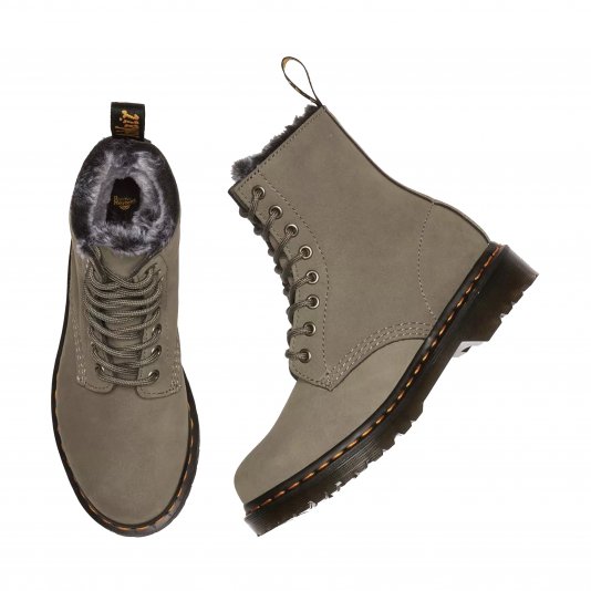 1460 Serena Nickel Grey Milled Nubuck WP