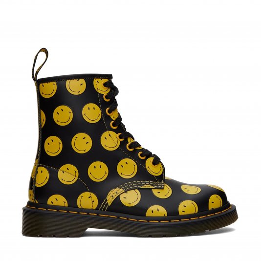 1460 Smiley Black Smooth