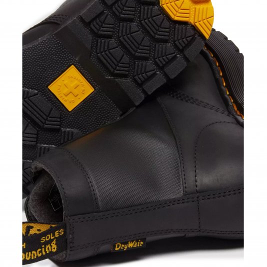 1460 Trinity Wintergrip Waterproof Black Connection Leather / Coated Nylon