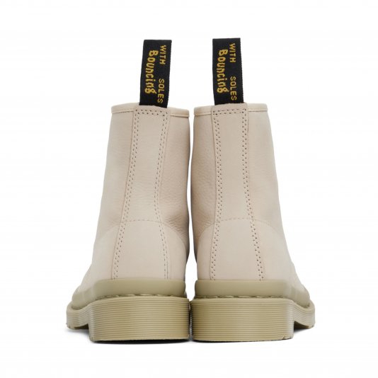 1460 Waterproof Parchment Beige Milled Nubuck