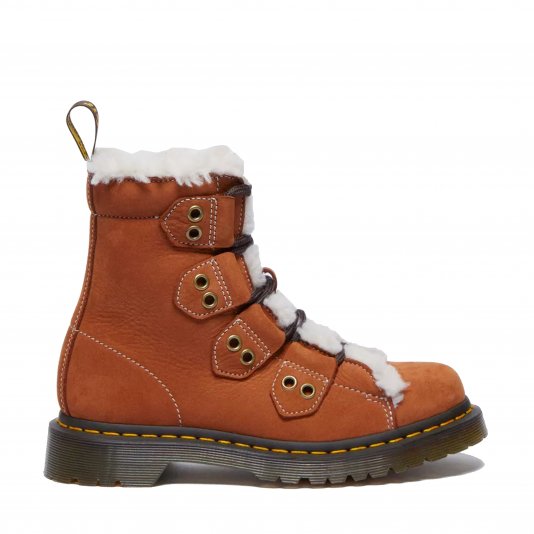 1460 Zip Faux Fur Lined Waterproof Tan Buttersoft