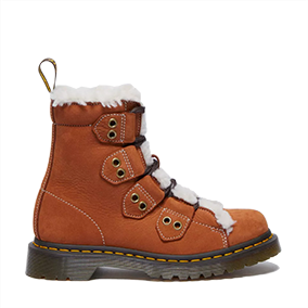 1460 Zip Faux Fur Lined Waterproof Tan Buttersoft