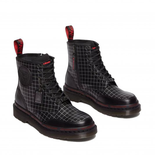 1460 Zip Warner Bros Blade Runner Black Smooth / Pk Mesh / Hap-Tec