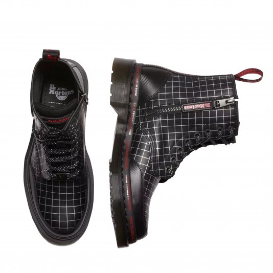 1460 Zip Warner Bros Blade Runner Black Smooth / Pk Mesh / Hap-Tec