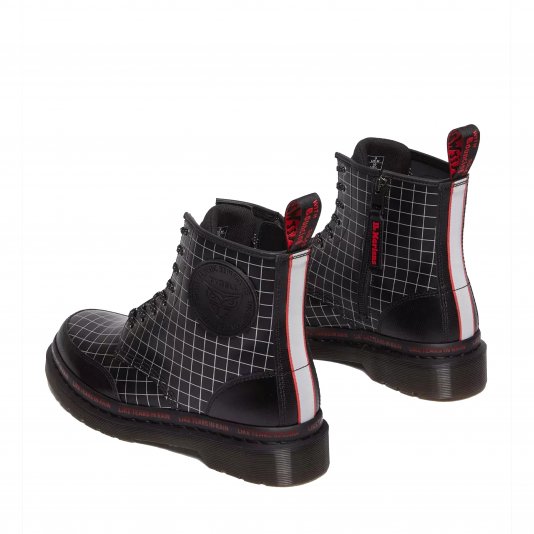 1460 Zip Warner Bros Blade Runner Black Smooth / Pk Mesh / Hap-Tec