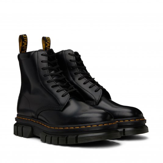 Boots Rikard Black Polished Smooth