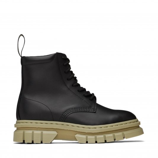 Boots Rikard Contrast Black Polished Lucido