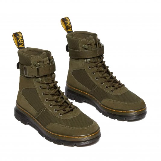 Combs Tech Olive Recycled Nylon Ripstop / E. H. Suede