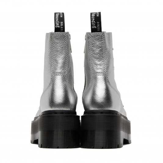 Jadon Max Zip Silver Metallic Tumble