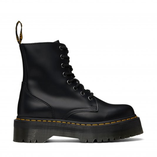 Jadon Zip Black Polished Smooth