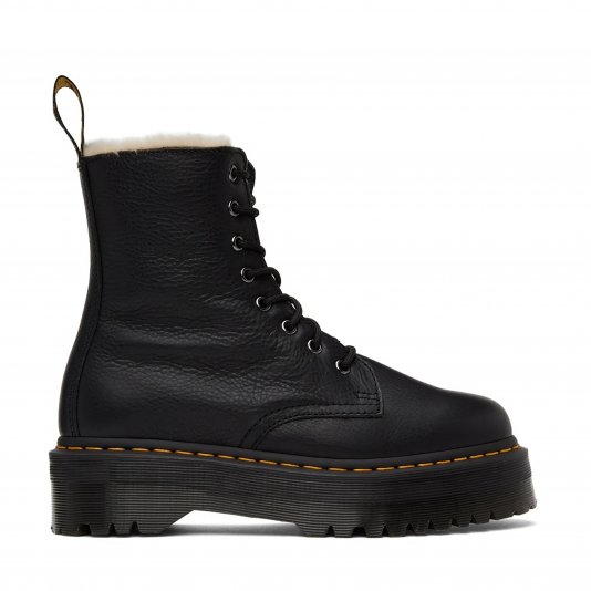 Jadon Zip Fur Black Pisa