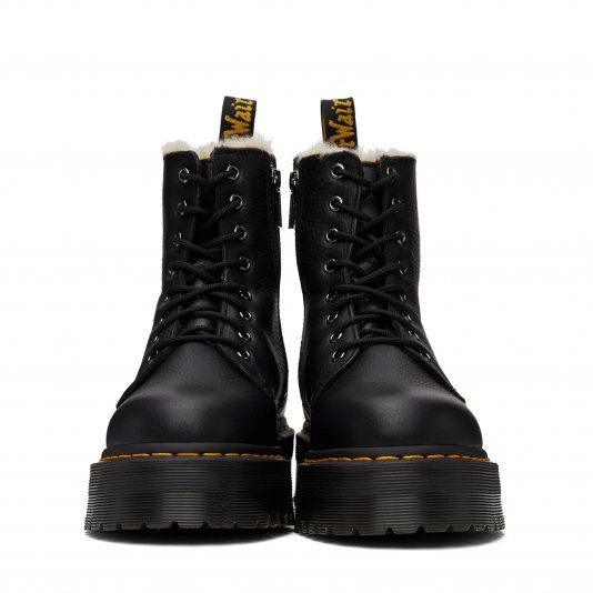 Jadon Zip Fur Black Pisa