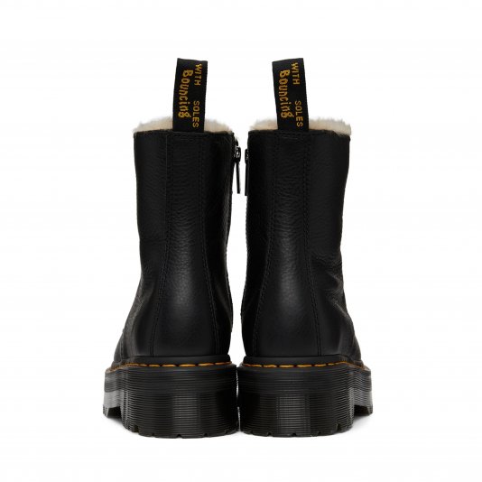Jadon Zip Fur Black Pisa