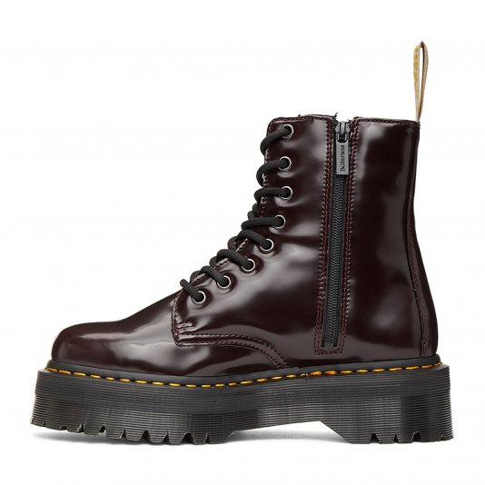 Jadon Zip Vegan Cherry Red