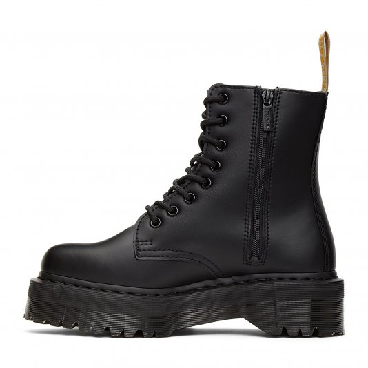 Jadon Zip Vegan Mono Black