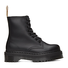 Jadon Zip Vegan Mono Black