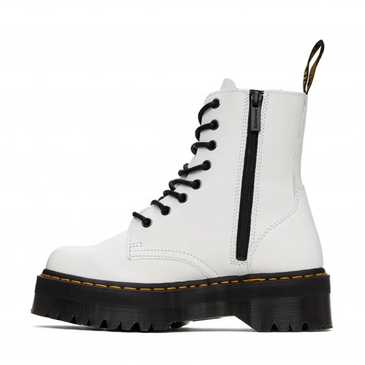 Jadon Zip White Polished Smooth