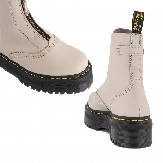 Jetta Platform Zipped Vintage Taupe Sendal