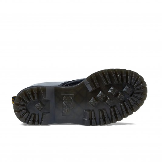 Sinclair Black Distressed Patent