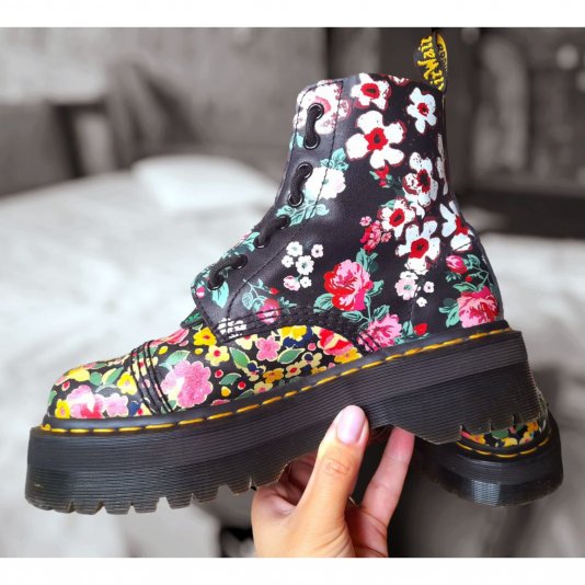 Sinclair Floral Black Floral Mash Up Backhand ( У )
