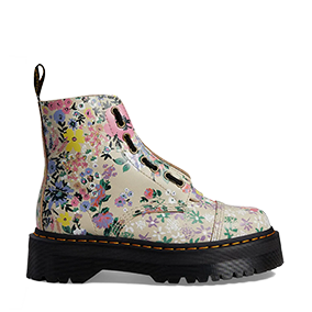 Sinclair Parchment Beige Floral Mash Up Backhand