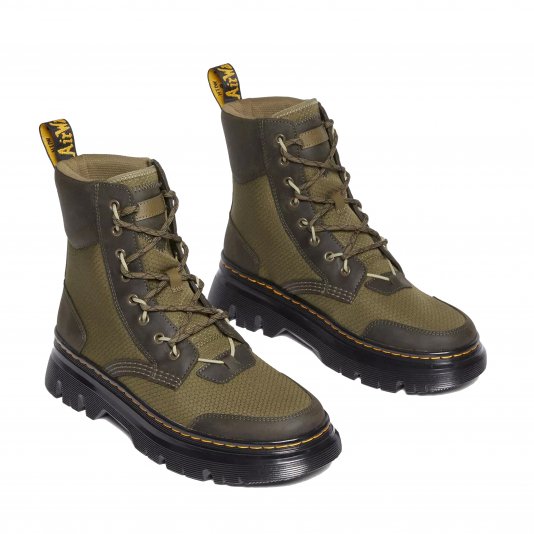 Tarik Olive Waxed Full Grain / Hydro / Recycled Nylon Ripstop