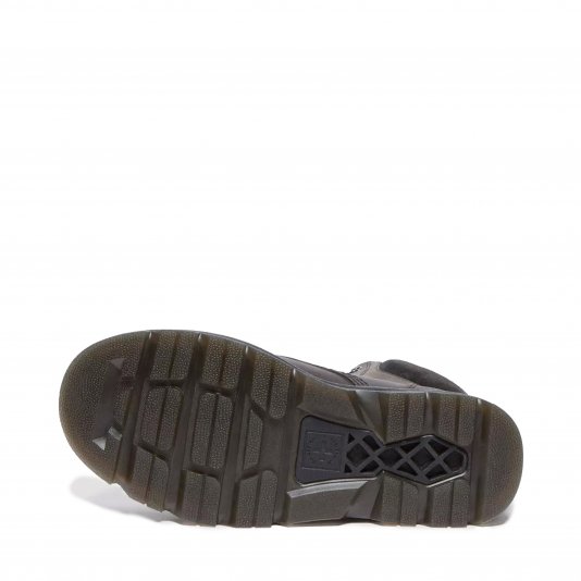 Zebzag 8 Tie Black E.H. Suede / Charcoal Grey Burnished Waxy Pull Up