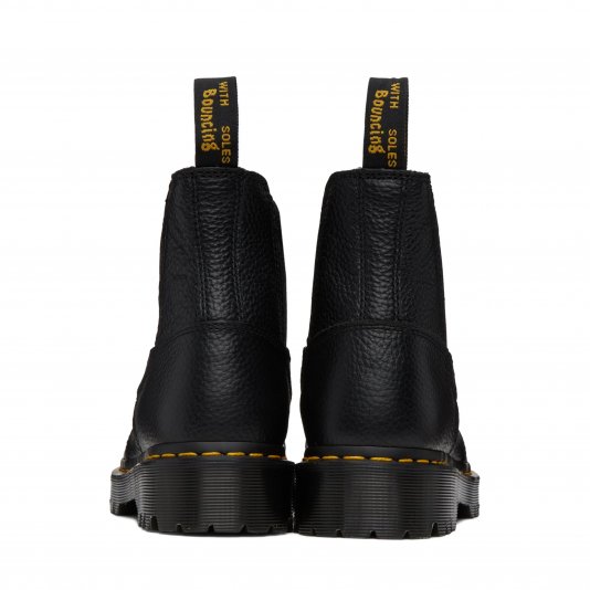 2976 Bex Fleece Black Milled Nappa