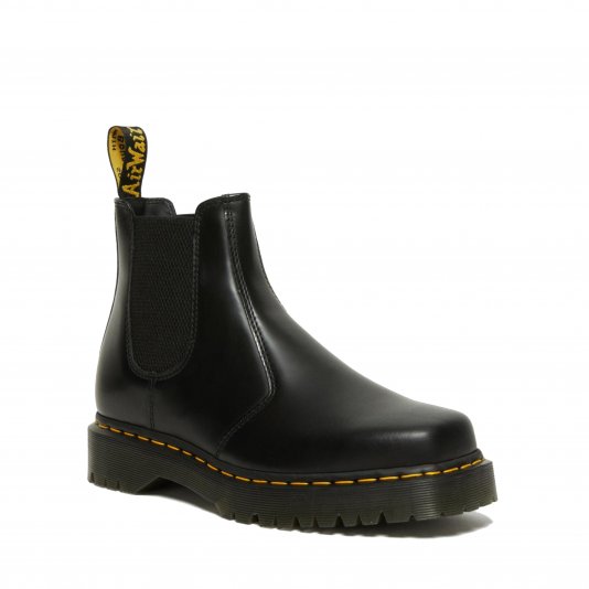 2976 Bex Squared Toe Black Polished Smooth