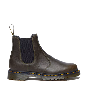 2976 Faux Fur Lined Olive Grizzly