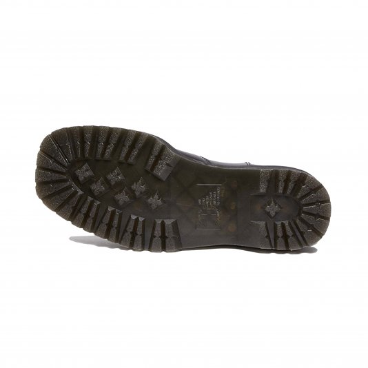 2976 HI Platform Squared Toe Black Polished Smooth