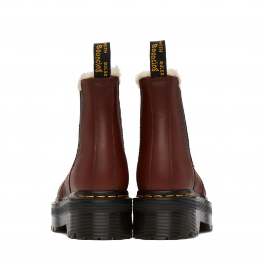2976 Waterproof Fur Platform Brown Abruzzo