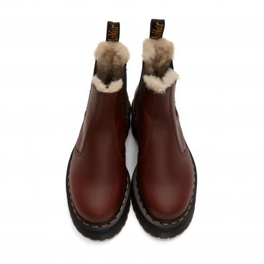 2976 Waterproof Fur Platform Brown Abruzzo