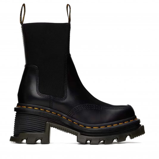 Chelsea Corran Heeled Black Atlas