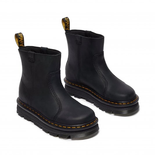Zebzag Rigger Slip On Black Wyoming