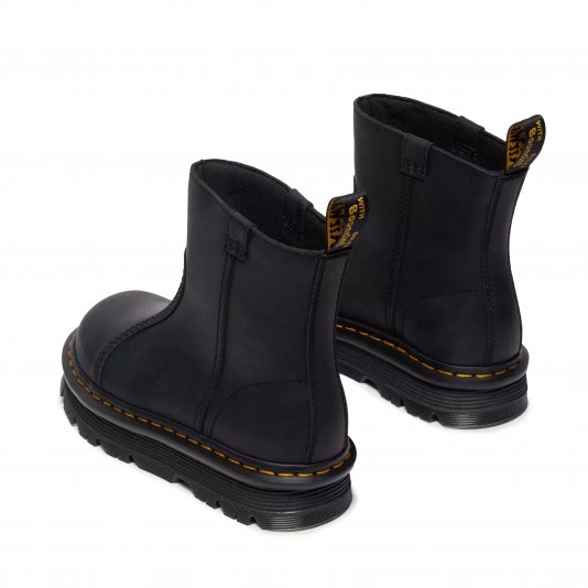 Zebzag Rigger Slip On Black Wyoming