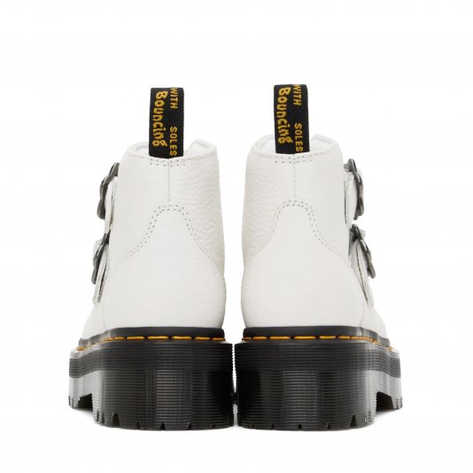 Devon Flower White Milled Nappa