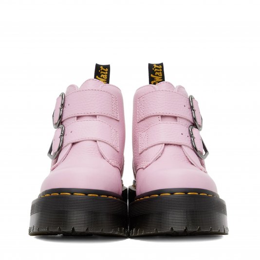 Devon Hearts Pink Lavender Milled Nappa