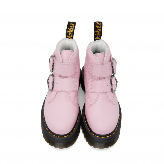 Devon Hearts Pink Lavender Milled Nappa